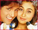 Govinda and Rani Mukherjee in Hadh Kar Di Aapne