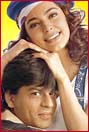 Shah Rukh Khan and Juhi Chawla