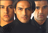 Aftab Shivdasani, Arjun Rampal and Sunil Shetty in Pyaar Ishq Aur Mohabbat