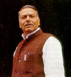 Finance Minister Yashwant Sinha