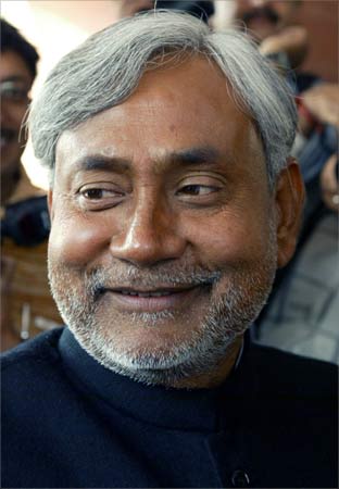 Janata Dal (United) leader Nitish Kumar.