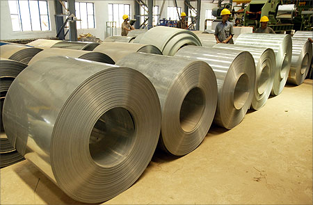 Steel prices rise.