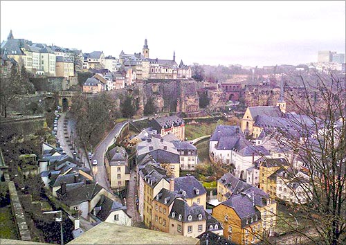 Luxembourg city.