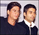 Shah Rukh Khan and Karan Johar