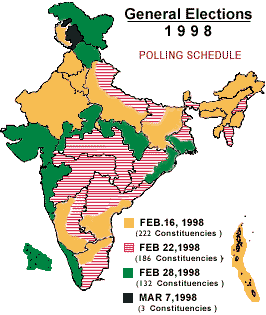 Elections '98 schedule