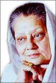 The late Rajmata Vijaya Raje Scindia