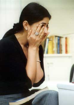 Twinkle Khanna at the Rediff Chat