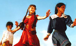 Madhuri Dixit and troupe